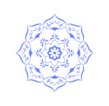 Güzel çiçek sanatı ve mandala çiçek tasarımı