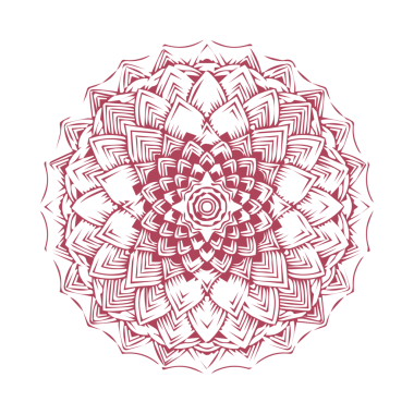 Güzel çiçek sanatı ve mandala çiçek tasarımı