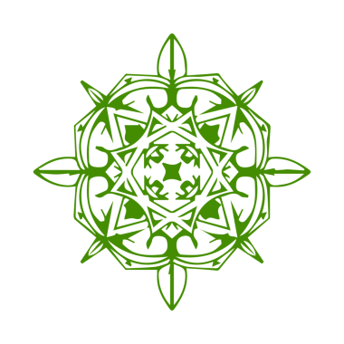 Güzel çiçek sanatı ve mandala çiçek tasarımı