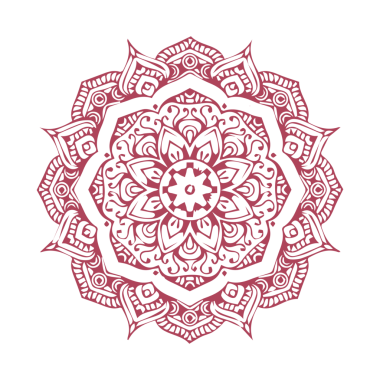 Güzel çiçek sanatı ve mandala çiçek tasarımı