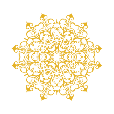 Güzel çiçek sanatı ve mandala çiçek tasarımı