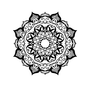 Güzel çiçek sanatı ve mandala çiçek tasarımı