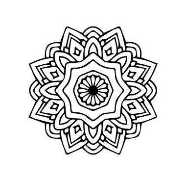 Güzel çiçek sanatı ve mandala çiçek tasarımı