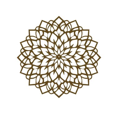 Güzel çiçek sanatı ve mandala çiçek tasarımı