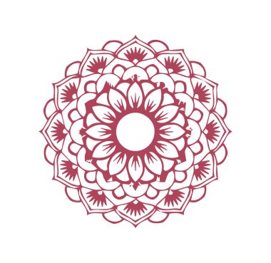 Güzel çiçek sanatı ve mandala çiçek tasarımı