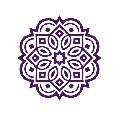 Güzel çiçek sanatı ve mandala çiçek tasarımı