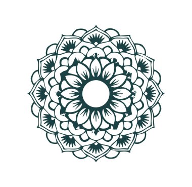 Güzel çiçek sanatı ve mandala çiçek tasarımı