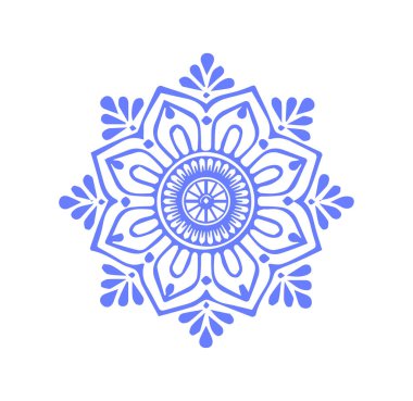 Güzel çiçek sanatı ve mandala çiçek tasarımı