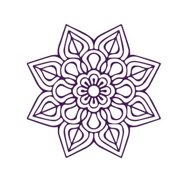 Güzel çiçek sanatı ve mandala çiçek tasarımı