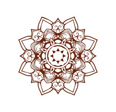 Güzel çiçek sanatı ve mandala çiçek tasarımı