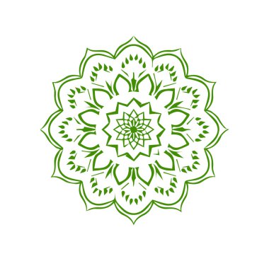 Güzel çiçek sanatı ve mandala çiçek tasarımı