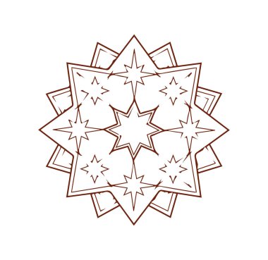 Güzel çiçek sanatı ve mandala çiçek tasarımı