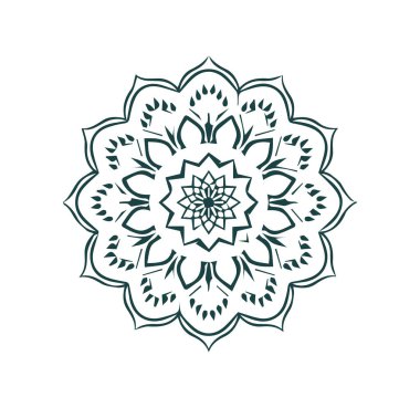 Güzel çiçek sanatı ve mandala çiçek tasarımı