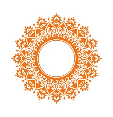 Güzel çiçek sanatı ve mandala çiçek tasarımı