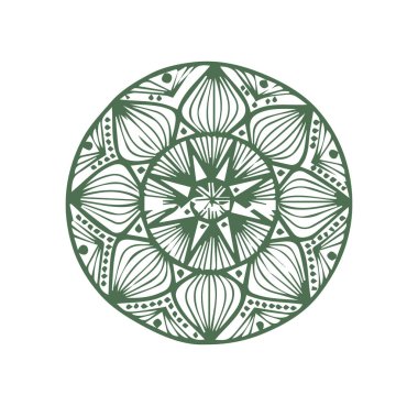 Güzel çiçek sanatı ve mandala çiçek tasarımı