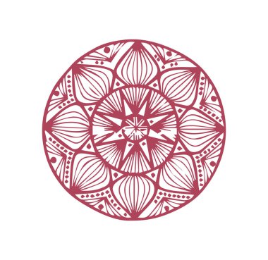 Güzel çiçek sanatı ve mandala çiçek tasarımı