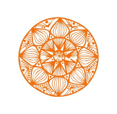 Güzel çiçek sanatı ve mandala çiçek tasarımı