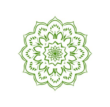 Güzel çiçek sanatı ve mandala çiçek tasarımı