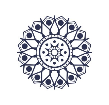 Güzel çiçek sanatı ve mandala çiçek tasarımı