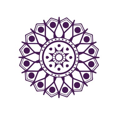 Güzel çiçek sanatı ve mandala çiçek tasarımı