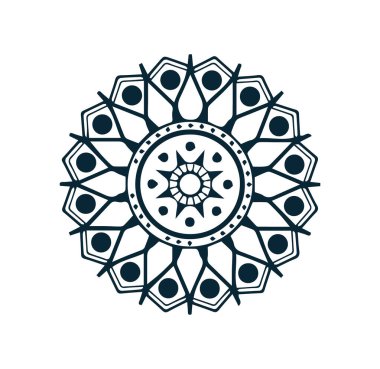 Güzel çiçek sanatı ve mandala çiçek tasarımı