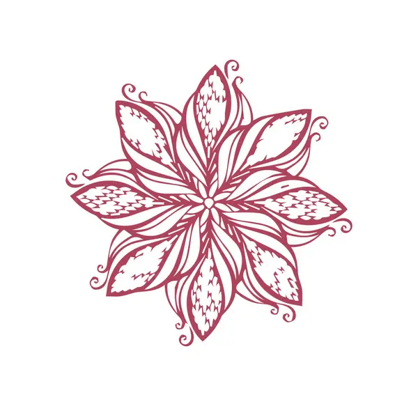 Güzel çiçek sanatı ve mandala çiçek tasarımı