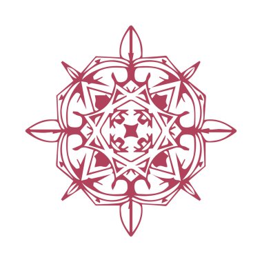 Güzel çiçek sanatı ve mandala çiçek tasarımı