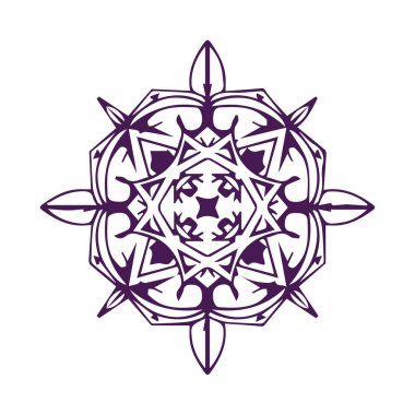 Güzel çiçek sanatı ve mandala çiçek tasarımı