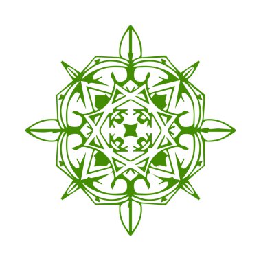Güzel çiçek sanatı ve mandala çiçek tasarımı