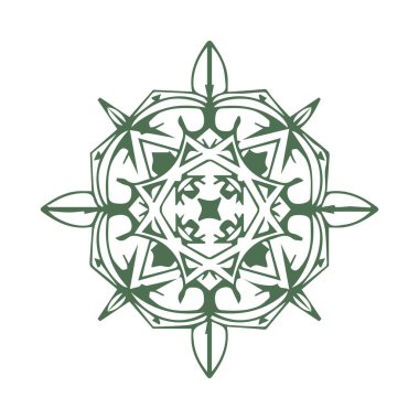Güzel çiçek sanatı ve mandala çiçek tasarımı