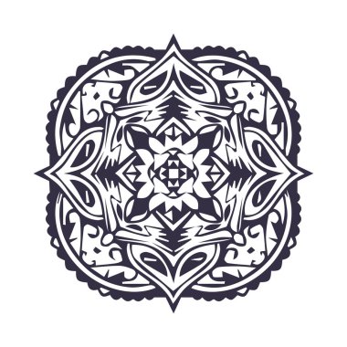 Güzel çiçek sanatı ve mandala çiçek tasarımı