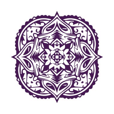 Güzel çiçek sanatı ve mandala çiçek tasarımı