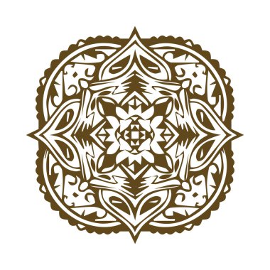 Güzel çiçek sanatı ve mandala çiçek tasarımı
