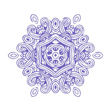 Güzel çiçek sanatı ve mandala çiçek tasarımı