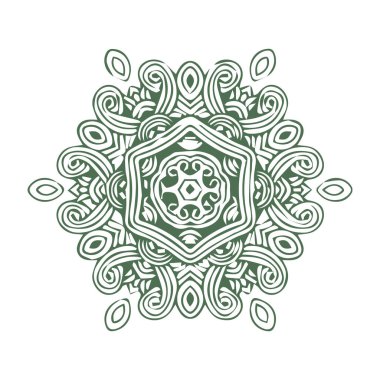 Güzel çiçek sanatı ve mandala çiçek tasarımı