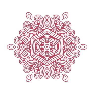 Güzel çiçek sanatı ve mandala çiçek tasarımı