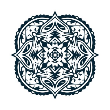 Güzel çiçek sanatı ve mandala çiçek tasarımı