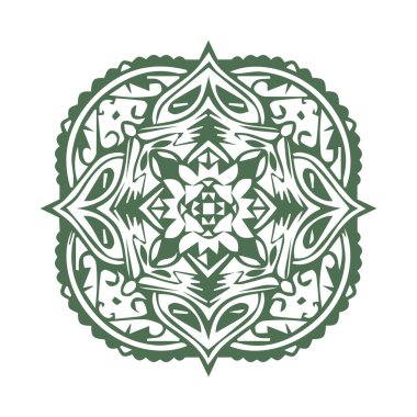 Güzel çiçek sanatı ve mandala çiçek tasarımı