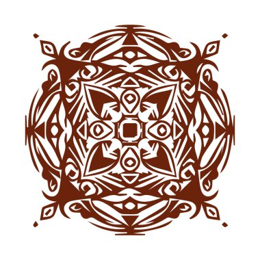 Güzel çiçek sanatı ve mandala çiçek tasarımı