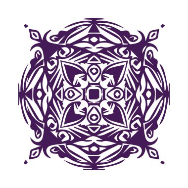 Güzel çiçek sanatı ve mandala çiçek tasarımı
