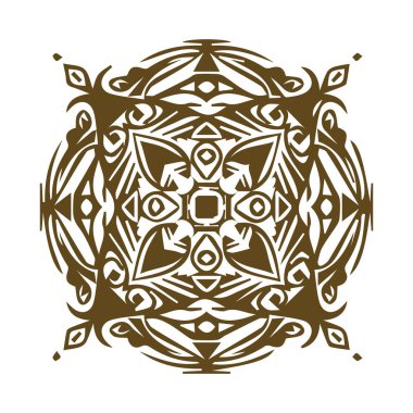 Güzel çiçek sanatı ve mandala çiçek tasarımı