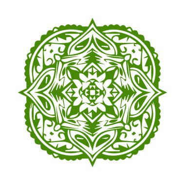 Güzel çiçek sanatı ve mandala çiçek tasarımı
