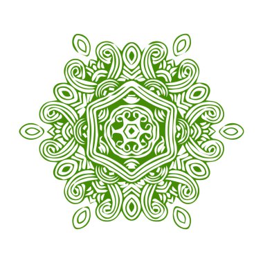 Güzel çiçek sanatı ve mandala çiçek tasarımı