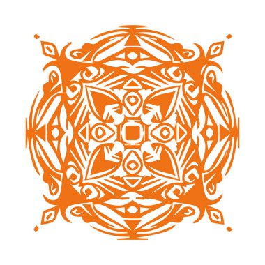 Güzel çiçek sanatı ve mandala çiçek tasarımı