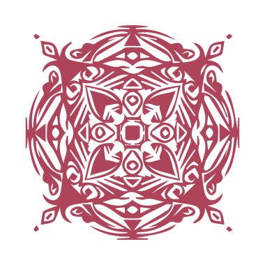 Güzel çiçek sanatı ve mandala çiçek tasarımı