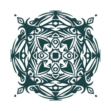 Güzel çiçek sanatı ve mandala çiçek tasarımı