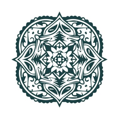 Güzel çiçek sanatı ve mandala çiçek tasarımı