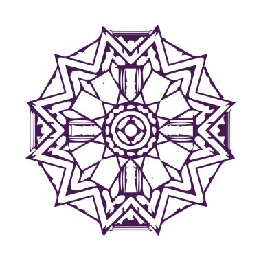 Güzel çiçek sanatı ve mandala çiçek tasarımı