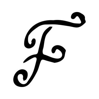 Alfabe sanatı rengi harf tasarımı işareti