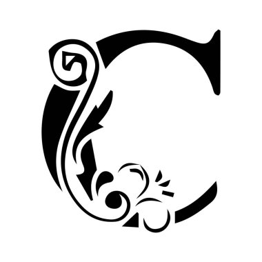 Alfabe sanatı rengi harf tasarımı işareti